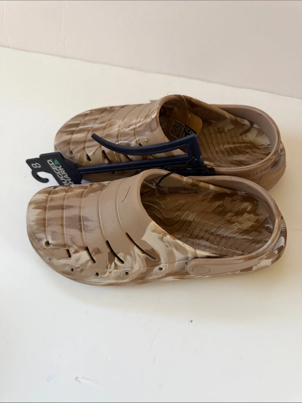 New Men’s Rugged Shark Comfort EVA Clog Sandals